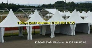 Kubbeli Çadır Kiralama