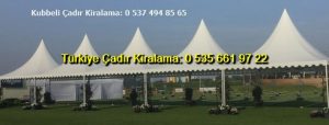 Kubbeli Çadır Kiralama