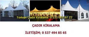 Fuar Çadırı Kiralama Fiyat